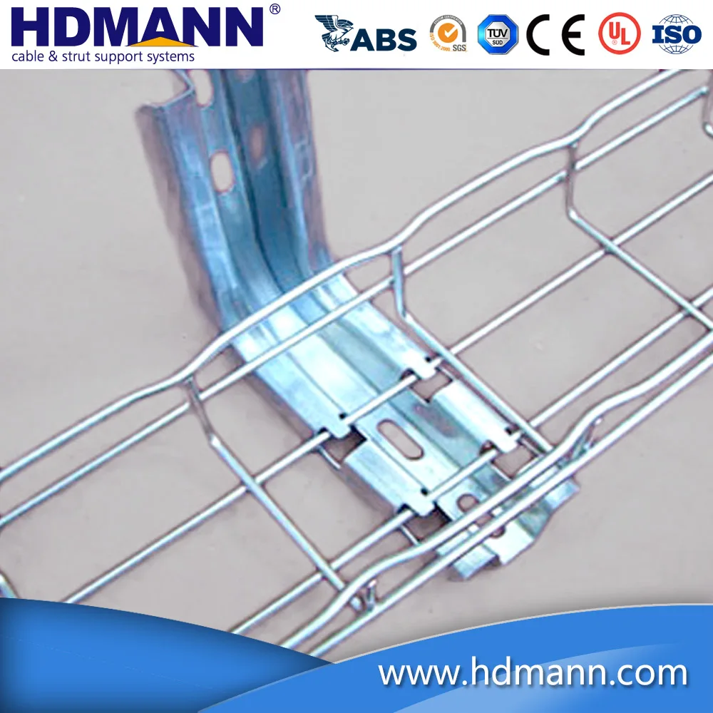 Stainless steel 304 wire mesh cable tray basket type cable tray