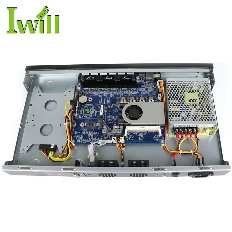 Pfsense AES-NI Skylake 3855U linux 1U firewall barebone 6 LAN