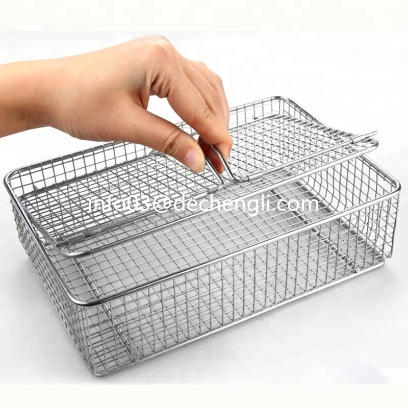 SS304 Wire Mesh Baskets/Medical disinfection frame