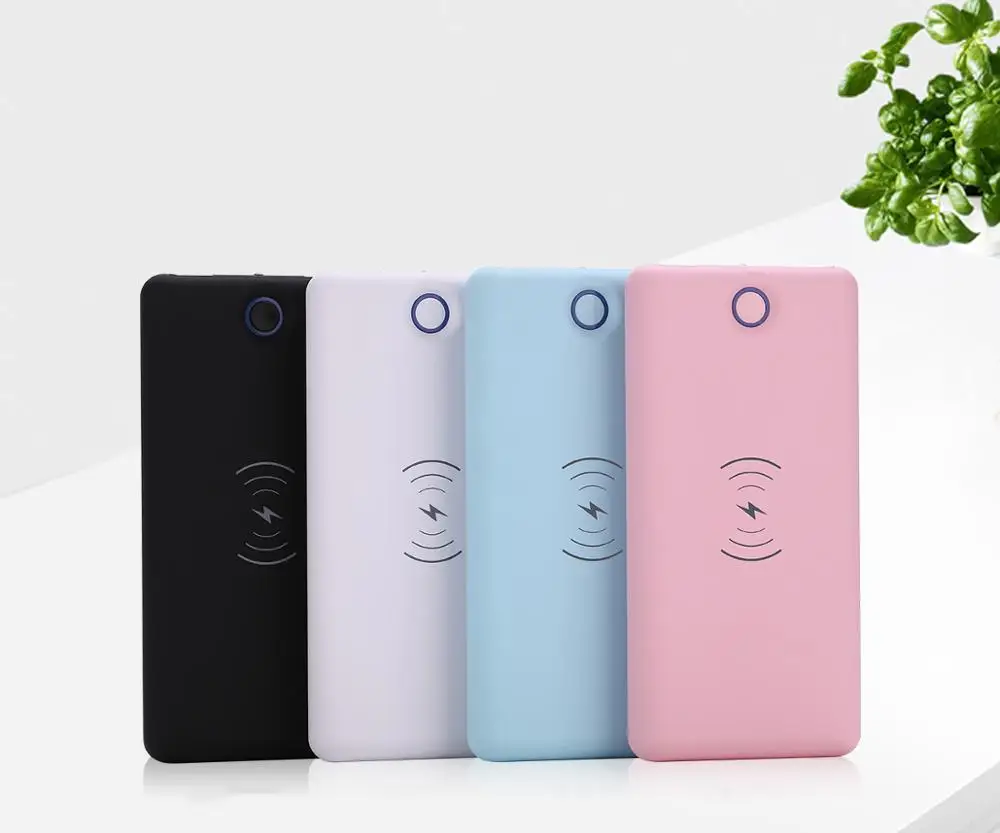 Wireless Power Bank 20000 mAh Fast Charge Portable Charger External Battery Pack with Built-in Flashlight