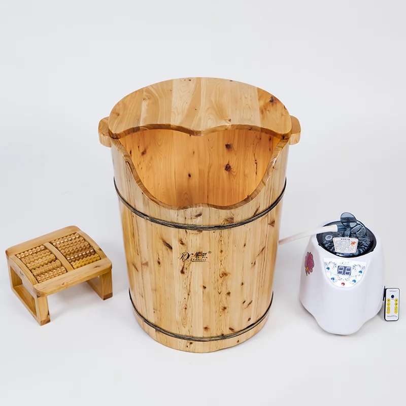 Steam Generator Foot Care Wooden Foot Bath Bucket