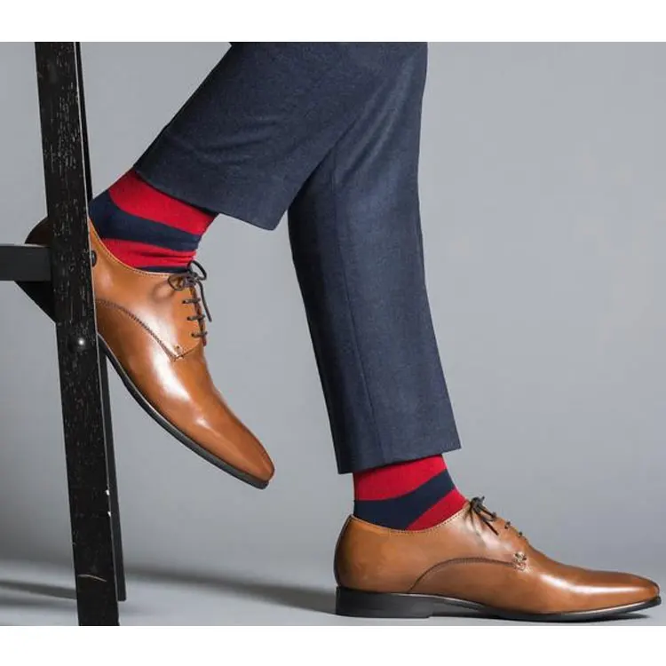 wholesale custom classics 6 pack fashion dress socks men