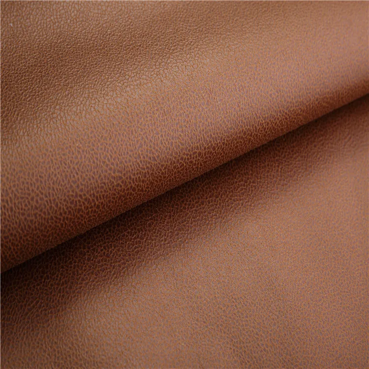 Washable soft foam backed suede fabric