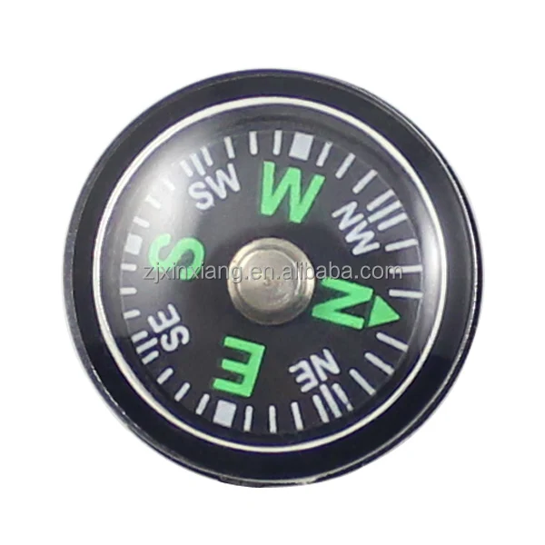 mini portable pocket plastic compass 15mm