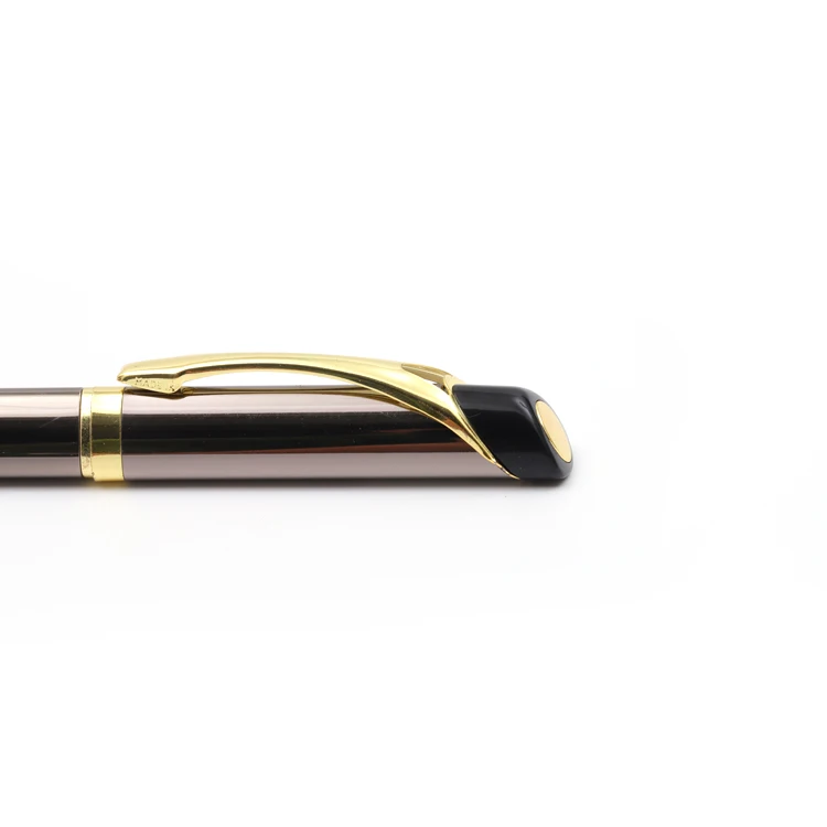 
Custom fashion universal luxury triangle design metal pen gift set 