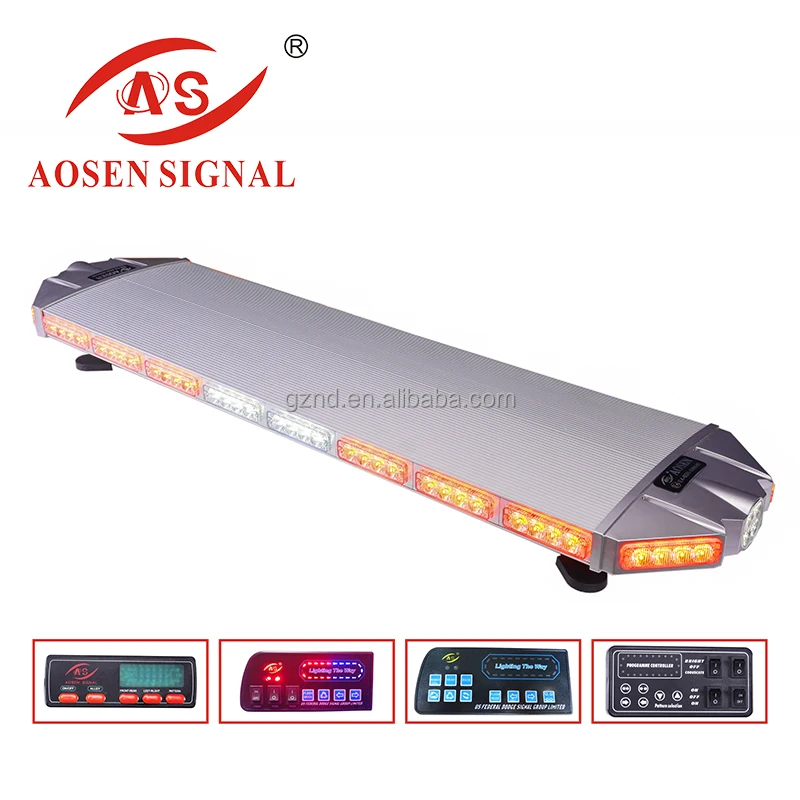 Высокая производительность чрезвычайных мигает желтым светодиодная сигнальная лампа бар для Ван