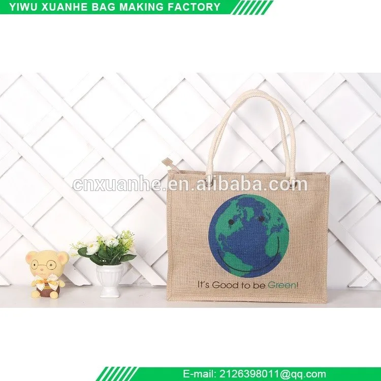 Factory direct sale best price of kitchen OEM factory wholesale jute cosmetic bag burlap