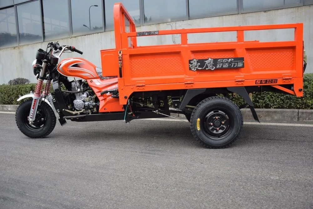 CHONGQING lifan zongshen 200cc cargo tricycle trike chopper motorcycle bike with Car Anti-theft Remote Alarm equipment