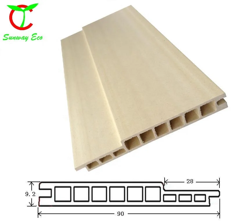 lower price waterproof PVC sliding door panel WPC decoration wall panel WPC Wardrobe Sliding Door Panel