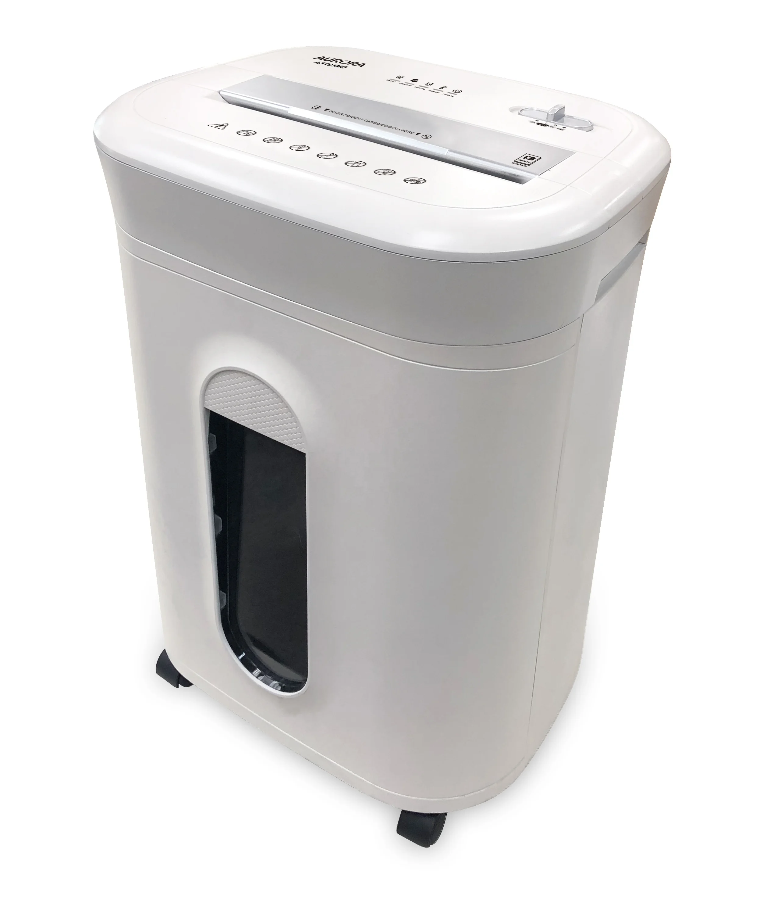 
AURORA Micro cut Paper shredder AS1060MQ 10 sheet Micro cut 2 x12mm,Heavy Duty Shreding Office equipment 