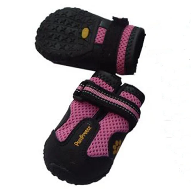 Dog Booties with Reflective Outdoor Pet Shoes for Medium Dogs 4Pcs Non-Slip dogs shoes