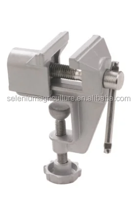 40mm clamps fixed base table vice with vaccum base plate suction vice bench vice with clamp