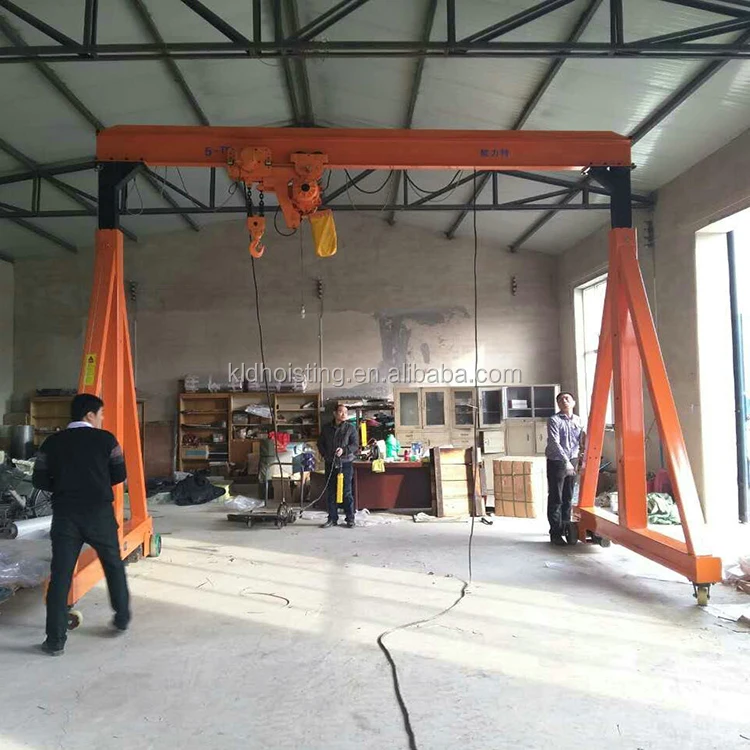 Китайский производитель Склад используется маленький портативный козловой кран