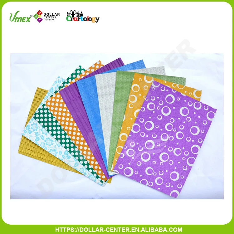 10pk greeting card hand make wholesale purple holographic paper set