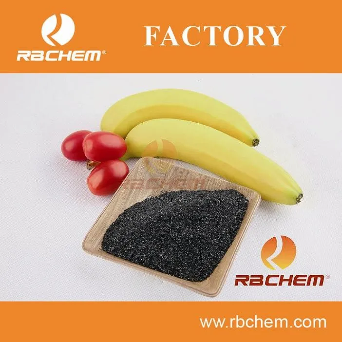 Potassium humate powder from leonardite/lignite for agriculture use from RBCHEM Manufactory
