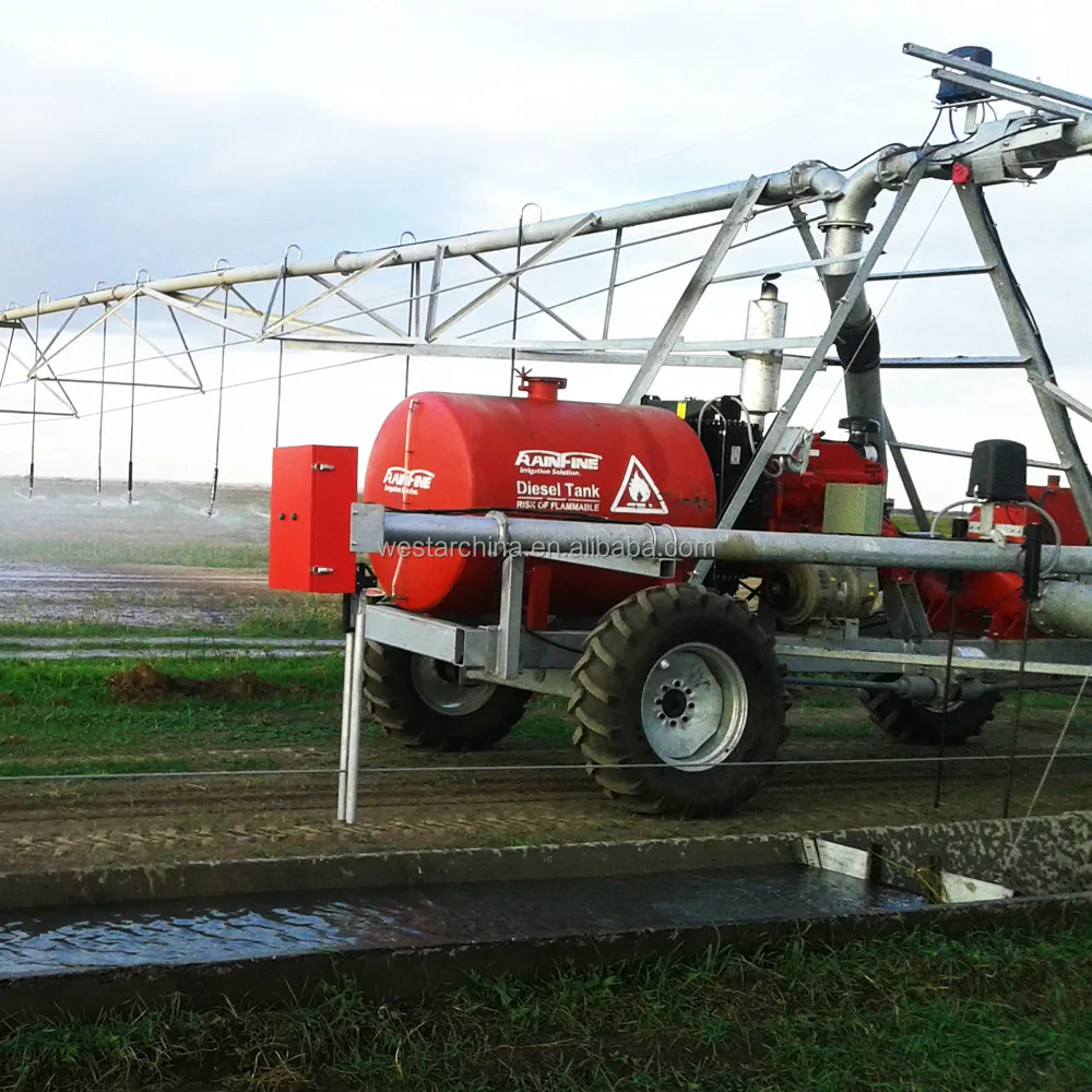 China 2022  Most Popular Rainfine  Linear Irrigation Machine with End Spray Sprinkler