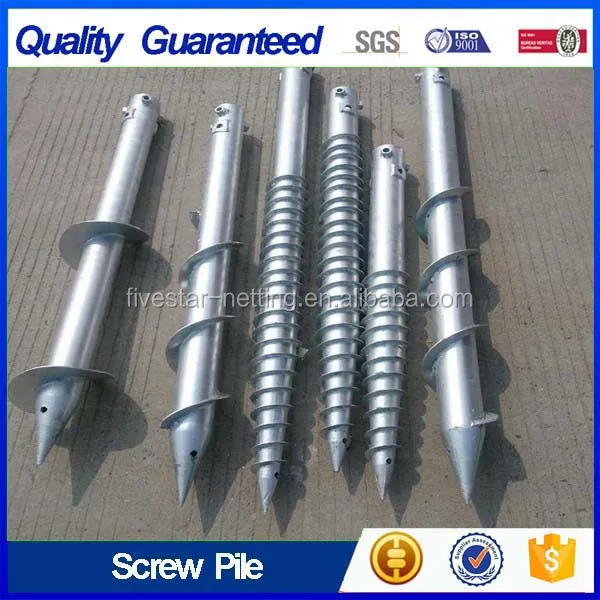 Ground helical piers for sale pile with factory price