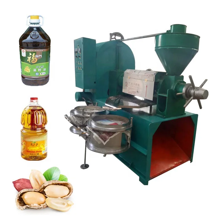 Olive Oil Making Extracting Machine Professional Edible Oil Press Machinery for Sesame Peanut Soybean Cotton Seeds Coconut