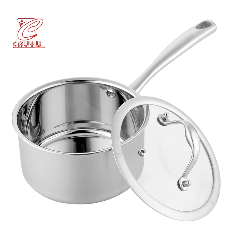 Tri-Ply Steel Happy Baron  German Cookware Set Stainless Steel Pan And Pot Set