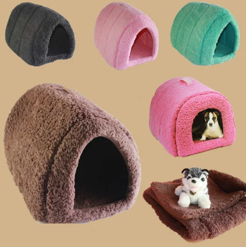 DXL Winter Warm Soft Plush Pet House for Puppy Cat Dog Comfortable Pet Sofa