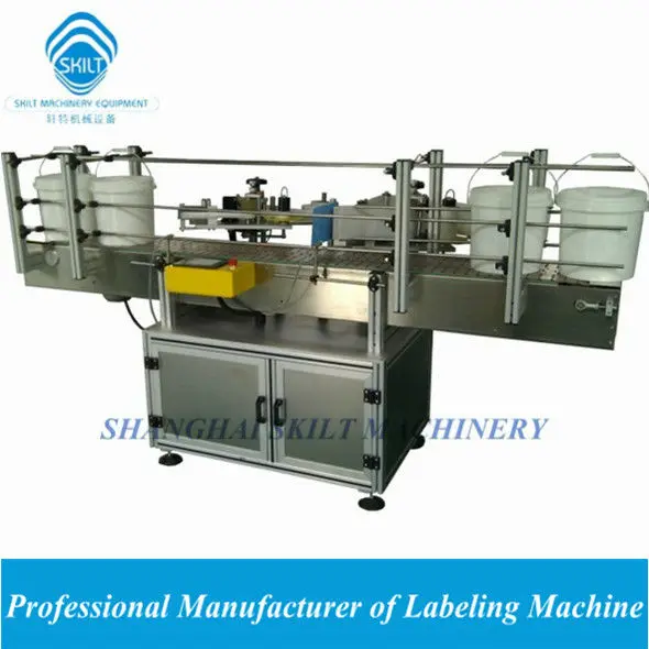 Autoamtic клей стикер маркировки машины для ведра/барабаны