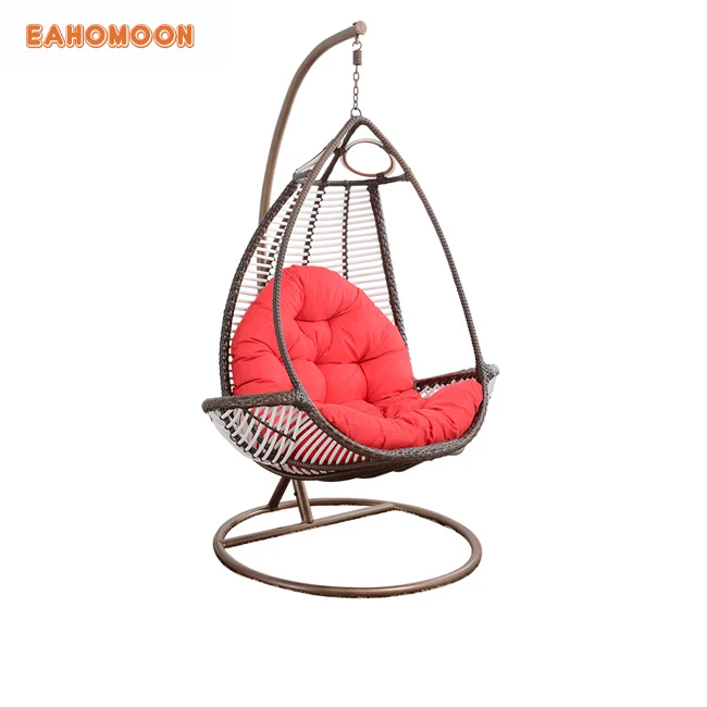 
Bird Nest Chair Outdoor Indoor Wicker Hanging Swing Big Round Wicker Nest Chair 