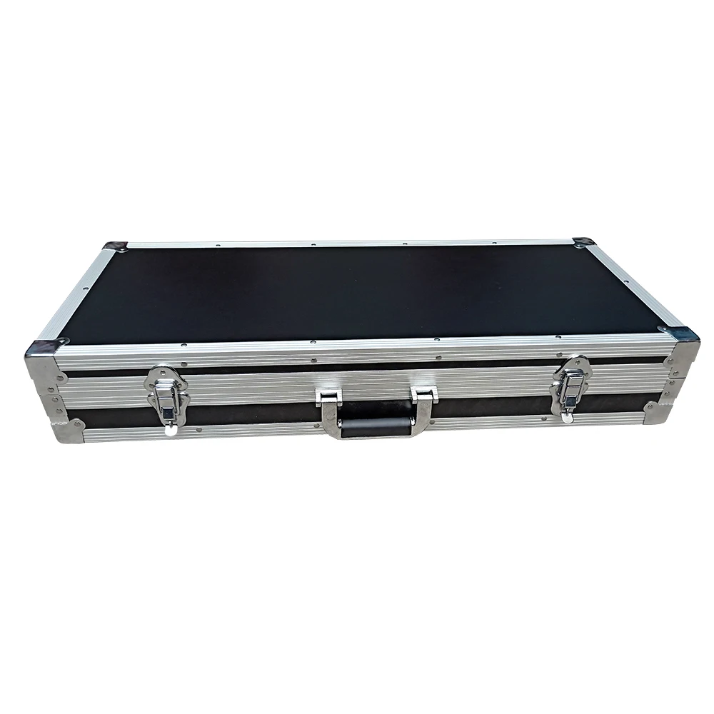 OEM guangzhou custom High quality black Rectangle  aluminum flight case dj cheap aluminum tool box flight case