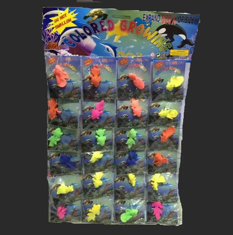 New Design Insects Shapes Water Growing Toys Sensory Growing Expansion Bath Toys