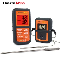 ThermoPro TP08S промышленный беспроводной цифровой термометр для духовки с