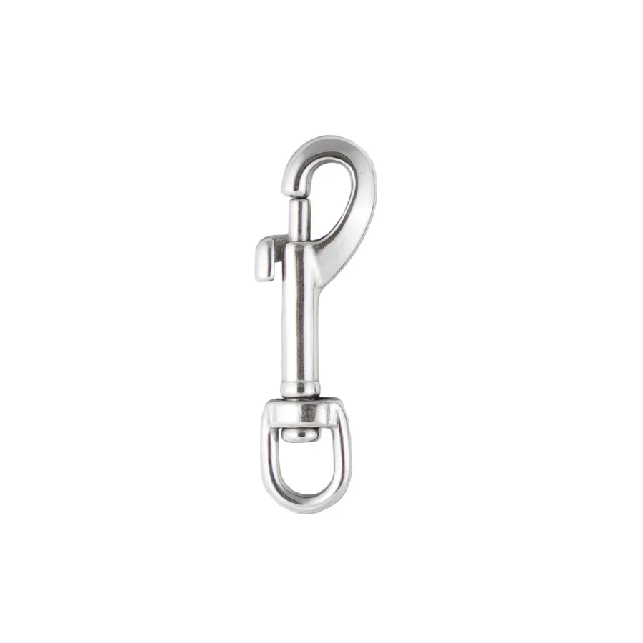 Stainless Steel Scuba Diving Rite Small Medium Large Swivel Bolt Snap Hook