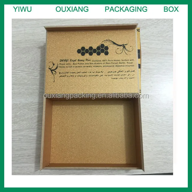 new design hot sale new design mdf 24 sachets royal honey golden box