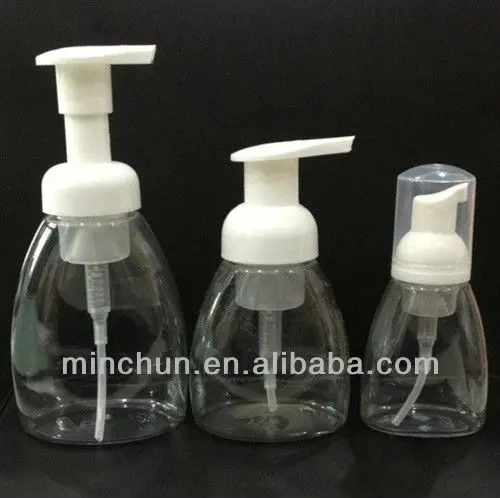 100ml 150ml 250ml 300ml plastic packaging bottles hand wash PET bottle