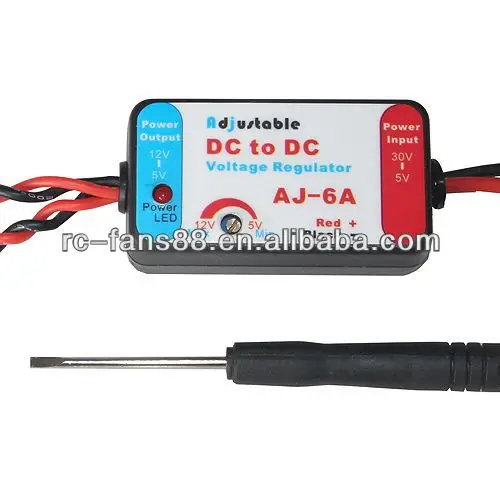 регулируемая постоянного тока в постоянный регулятор напряжения( ubec) aj-6a-js для