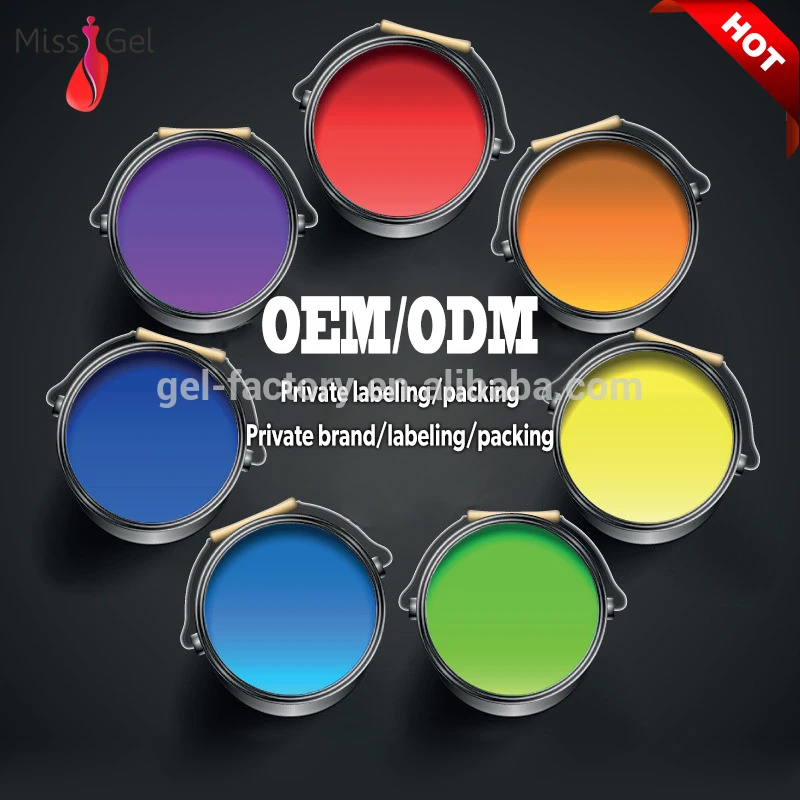 Chic selection of colors under the client’s brand Soak-off UV gel polish UV nail gel polish