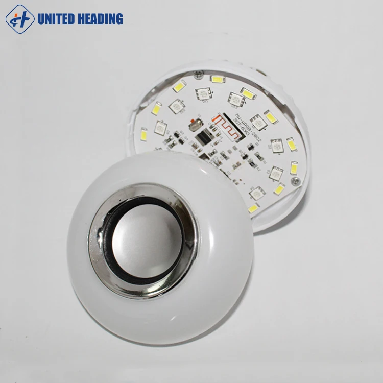 hot sale led lamp music speaker Audio Music Playing Bulb Lamp With IR remote Control