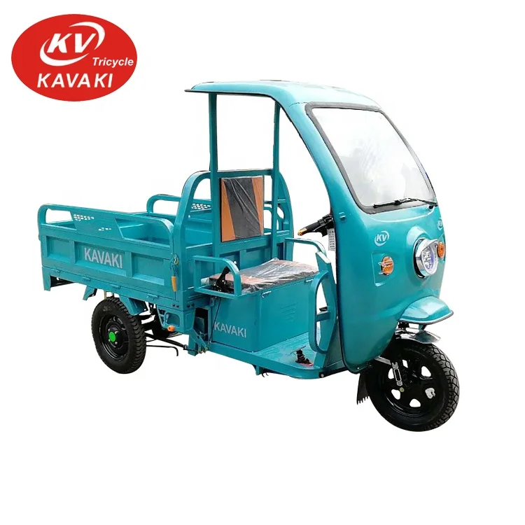 Китайские товары kavaki оптовая продажа tuk Барабанный тормоз Электрический трехколесный велосипед для взрослых груза