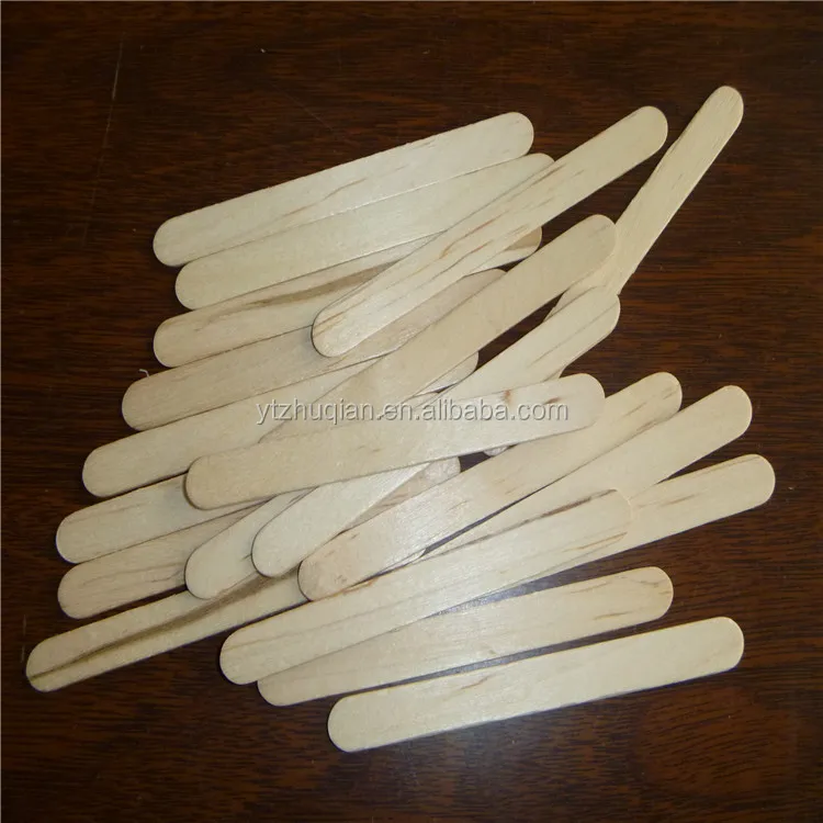 Wooden Craft Stick/Plain ice cream sticks with automatic machine made