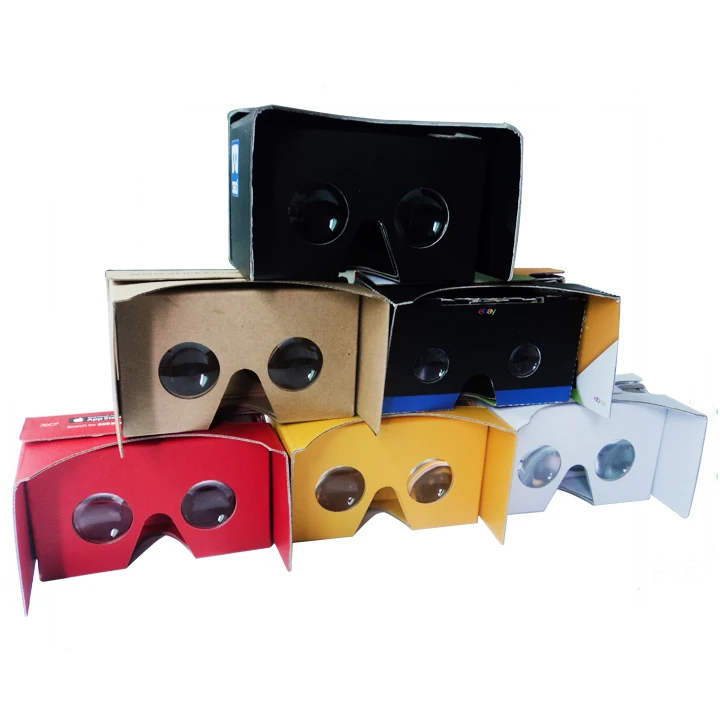 2021 Custom VR viewer virtual reality cardboard vr 3d glasses vr headset