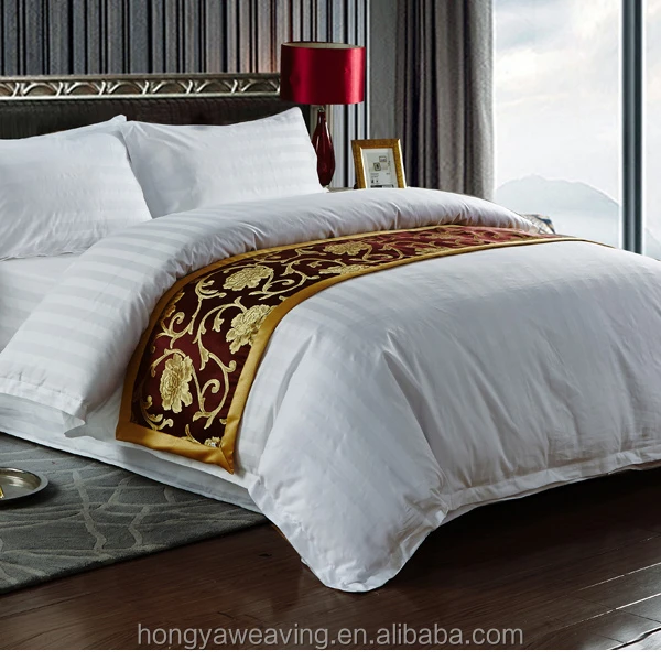 60S * 40S 300T 100% хлопок 3 см Полосатый Комплект постельного белья для отеля и дома