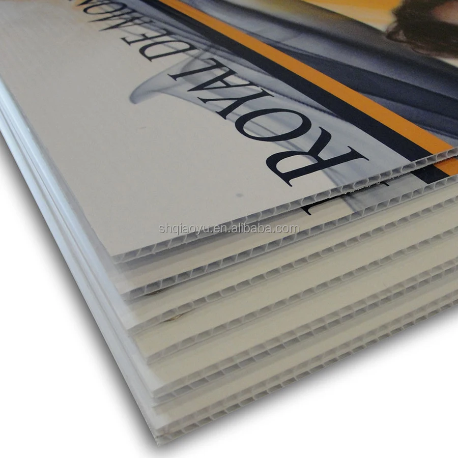  Заводская цена оптовая продажа Пользовательский логотип Печатный 4x8 Coroplast лист знак для двора