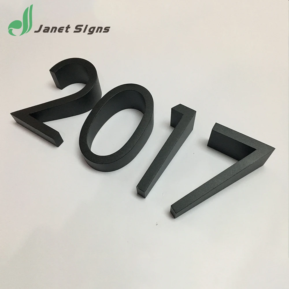 2017 New High quality cast aluminum letters and numbers