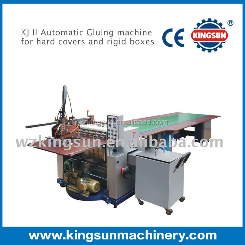KJ II Automatic Gluing Machine For Hard Covers And Rigid Boxes