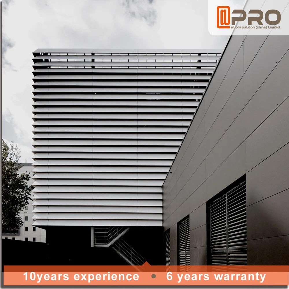 New exterior villa shutters louver door aluminum shutter Windows aluminum shutters price fiberglass shading louver