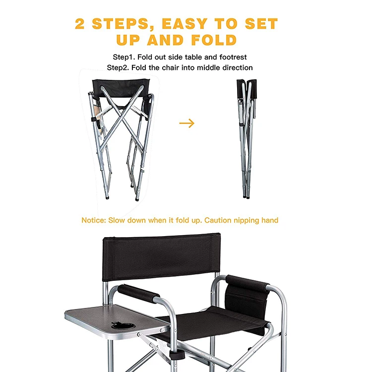 Heighten and Strengthen Folding Chair China Supplier Outdoor Director Chair