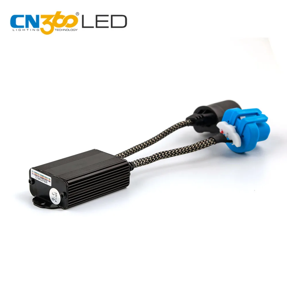 Автомобильные светодиодные фары Canbus предупреждение Canceller Decoder H4 H13 9004 9007