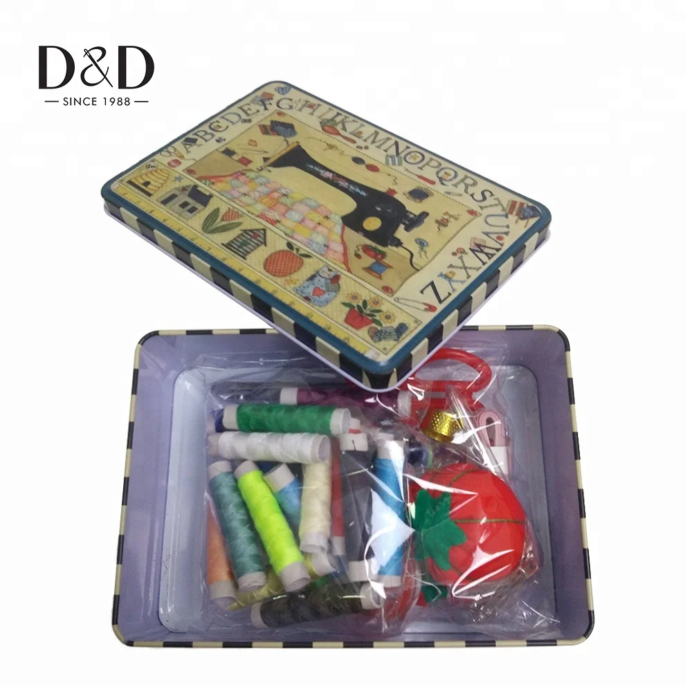 Family Tailoring Tools Pouch Promotional Gift Free Sample Bag Cheap Wholesale Hotel Travel Mini Sewing Kit For Kids