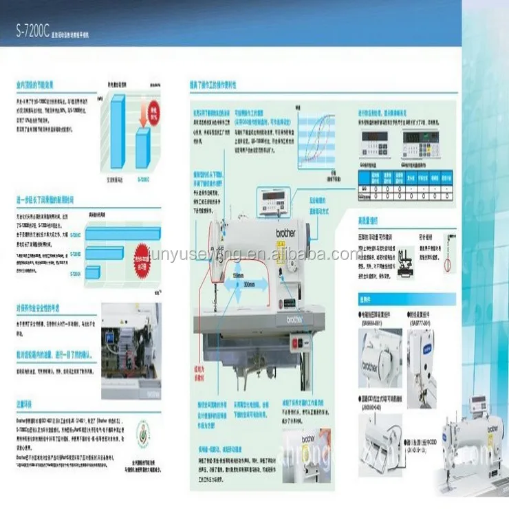Used brother computerized lockstitch sewing machine with low price for garment factory