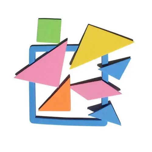 Рекламный Набор пазлов eva tangram, детские головоломки, головоломки, игрушки
