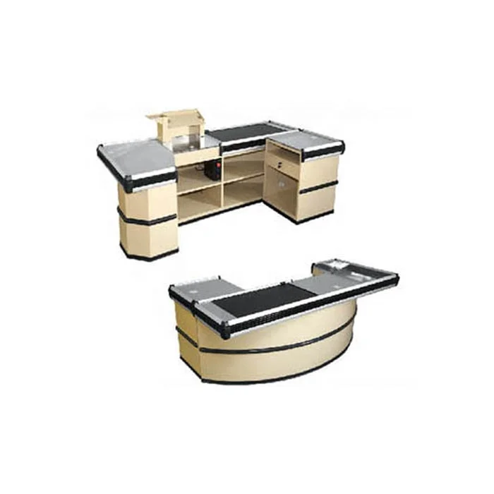 
2020 new style can be customized supermarket cashier counter table 