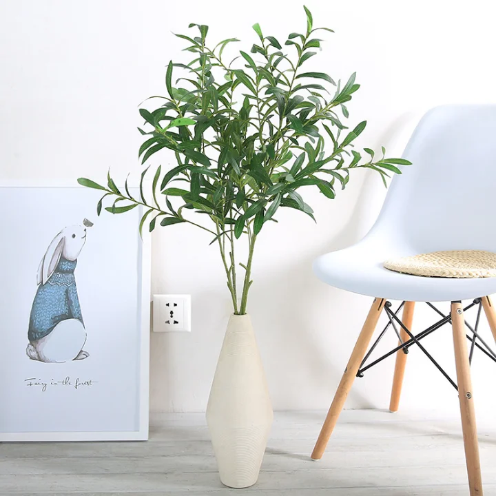 FC1354 Lifelike olive beautiful home decor no berry artificial olive branch